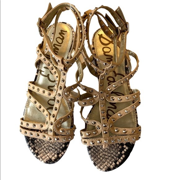 SAM EDELMAN Demi Gladiator Sandals Shoes - Picture 4 of 14